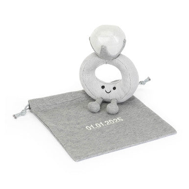 Amuseables Diamond Ring with Personalised Bag