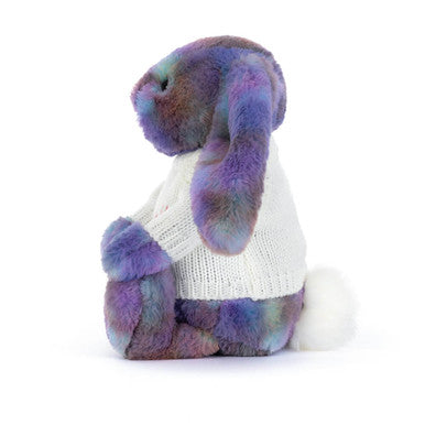Zodihop Luxe Bunny with Personalised Cream Jumper