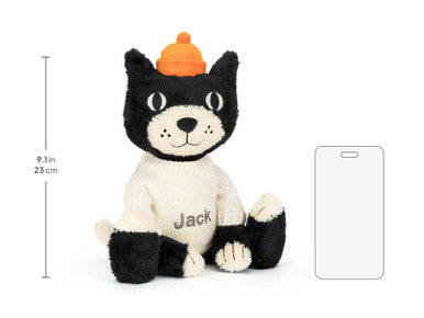 Jellycat Jack with Personalised Cream Jumper