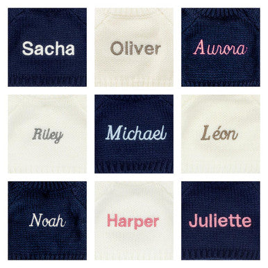 Bashful Luxe Elephant Thuddeus with Personalised Navy Jumper