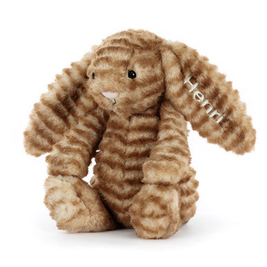 Personalised Bashful Luxe Bunny Juniper