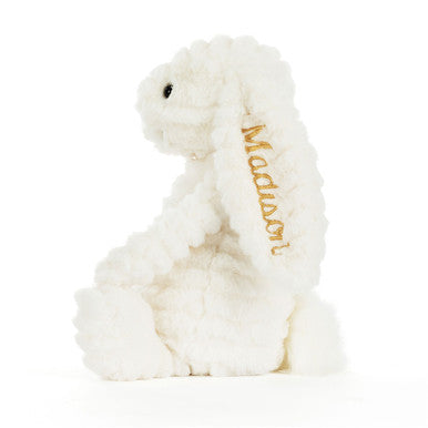 Personalised Bashful Luxe Bunny Nimbus