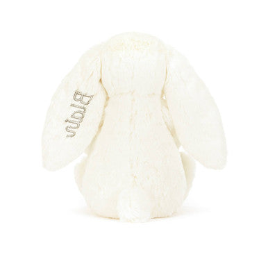 Personalised Cream Bunny with Plant