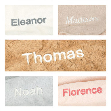 Personalised Bashful Blush Bunny Blankie
