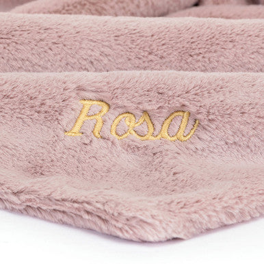 Personalised Bashful Luxe Bunny Rosa Soother