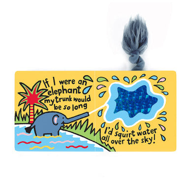 If I Were An Elephant Board Book and Fuddlewuddle Elephant Medium